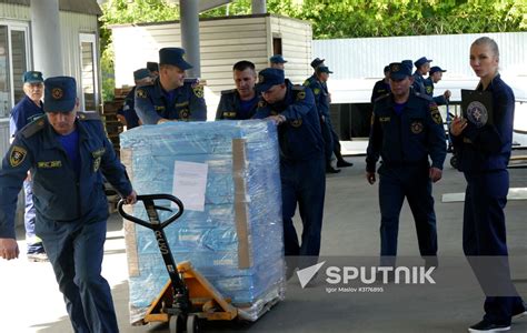 Russian Humanitarian Aid Convoy Arrives In Donetsk Sputnik Mediabank