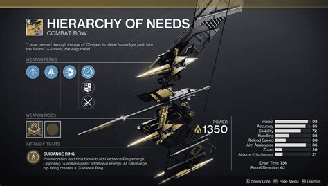 Destiny 2 Hierarchy of Needs Exotic Bow - Deltia's Gaming