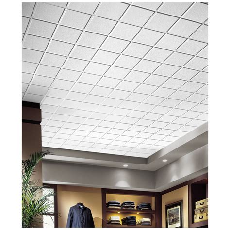 ARMSTRONG Ceiling Tile 2712A Dune 24 In X 48 In Angled Tegular 15