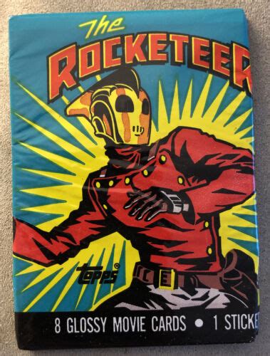 Sealed Topps Disney Rocketeer Movie Trading Cards Wax Pack Ebay