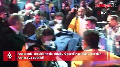 Gazzeli hastalar Türkiye ye getirildi Dailymotion Video