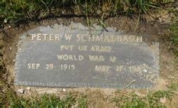 Peter Wyckoff Schmalbach Find A Grave Memorial