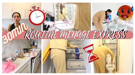 ROUTINE MÉNAGE EXPRESS DU MATIN 30MIN POUR TOUT RANGER CLEAN WITH ME