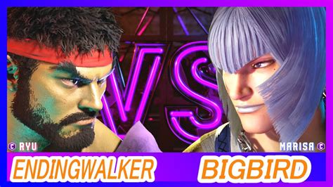 Sf Endingwalker Ryu Vs Bigbird Marisa Street Fighter Replay