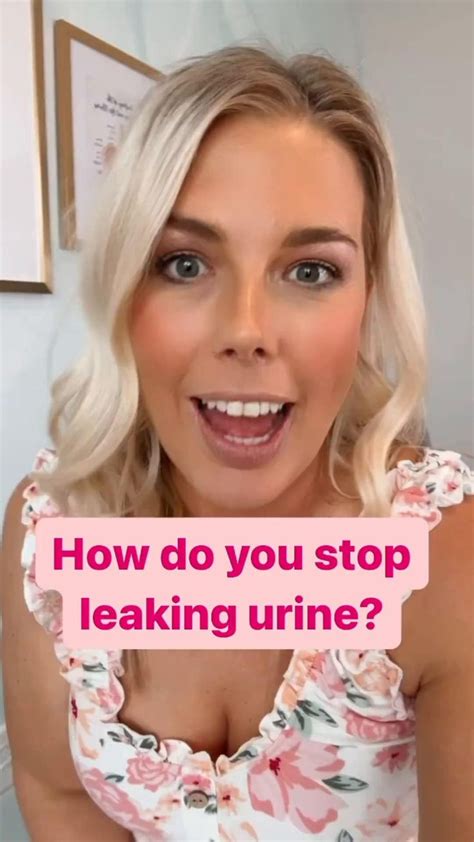 How Do You Stop Leaking Urine Pelvic Floor How Do You Stop Bladder