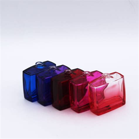 Gradual Coating Clear Glass Cosmetic Packaging Empty Perfume Bottle 50