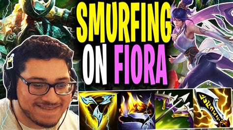 Solarbacca Smurfing On Diamond Fiora Youtube