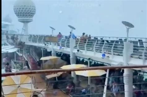 It Just Turned Crazy Horrifying Footage Shows Cruise Ship Pummeled