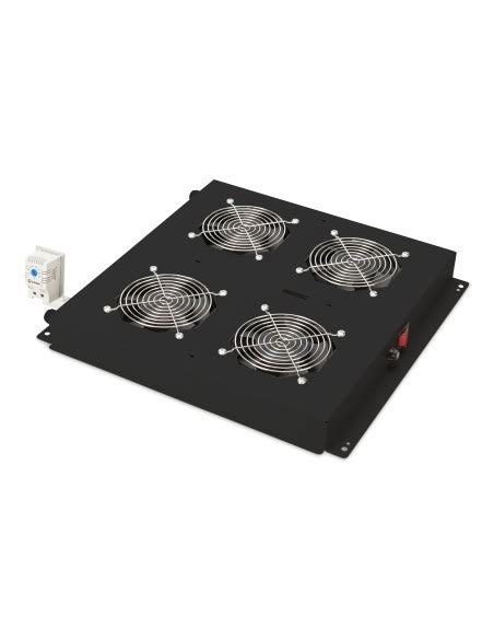 Unidad De Ventilaci N Rack Ventilador Termostato Negro