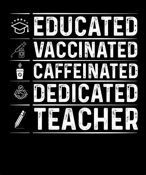 Educated Vaccinated Caffeinated Digital Art By Alberto Rodriguez Fine