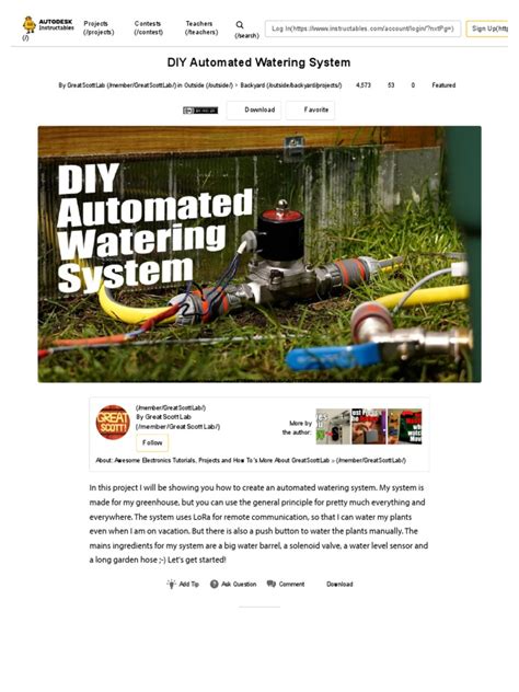 DIY Automated Watering System - 5 Steps (With Pictures) - Instructables ...