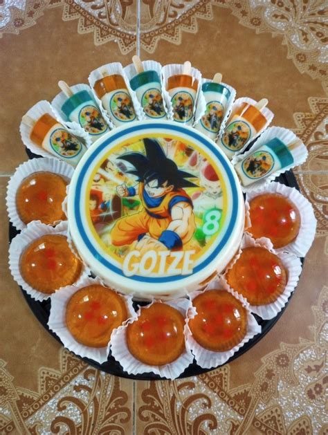 Gelatina De Dragon Ball Gelatinas Para Fiestas Gelatinas Infantiles