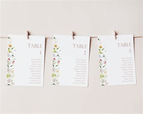 Seating Chart Wedding Seating Charts Printable Wedding Invitations