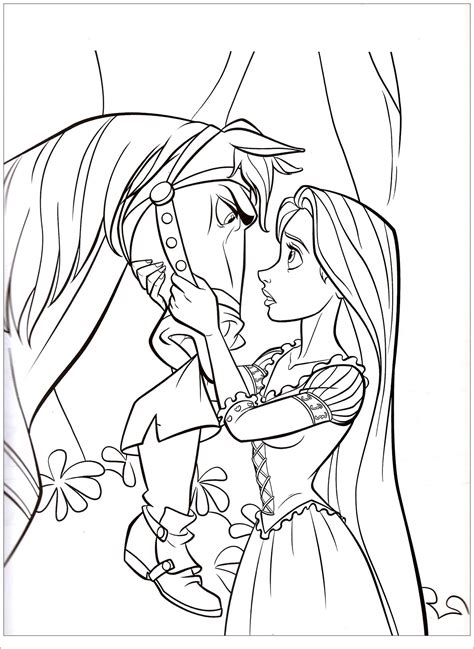 Coloriage De Princesse A Imprimer Raiponce Serviratusd