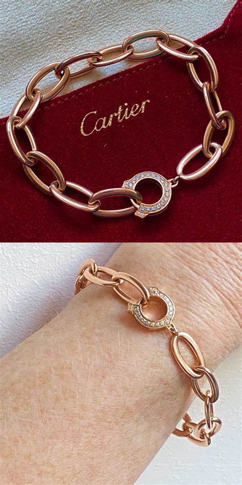 C De Cartier 18ct Rose Gold Bracelet Sold Plaza Jewellery Classic