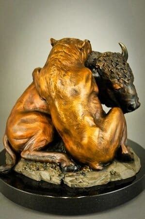 Bronze Bull & Bear Sculpture - Caswell Sculpture