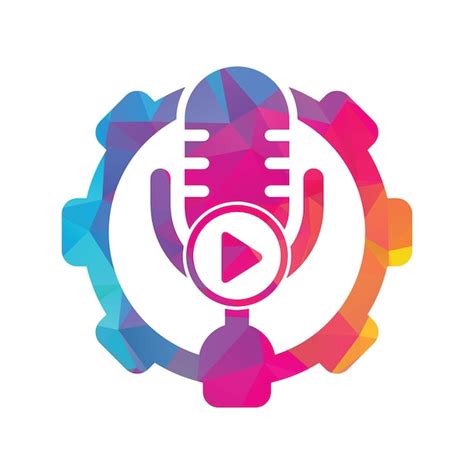 Premium Vector Video Play Podcast Logo Template Design Podcast