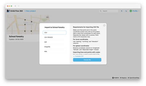 Export projects | Emlid Flow and Emlid Flow 360