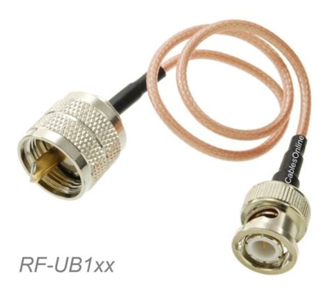 Bnc Male To Uhf Pl259 Male 50 Ohm Rg316 Coax Low Loss Jumper Rf Cable Ebay