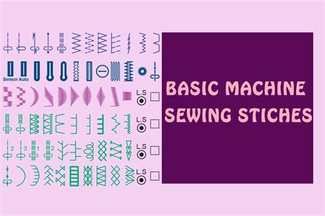 Guide To The Basic Machine Sewing Stiches ⋆ Hello Sewing