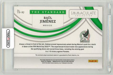 Mint Lab Tokyo Panini Immaculate Collection The