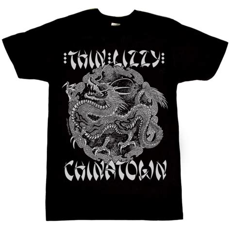 Thin Lizzy Chinatown” Mens T Shirt Full Breach 77