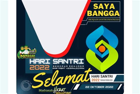 20 Twibbon Terbaru Dan Logo Resmi Hari Santri Nasional 22 Oktober 2022