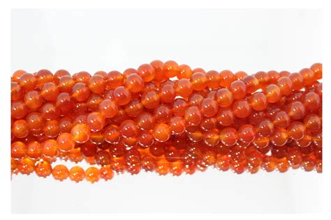 Red Agate Mm Round Cm Strand Bead Trimming Craft Co