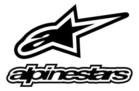 Sticker Calcomanía Alpinestars Motociclismo Vinil Reflejante