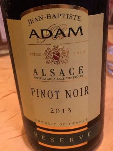 Jean Baptiste Adam Pinot Noir R Serve Vivino Us