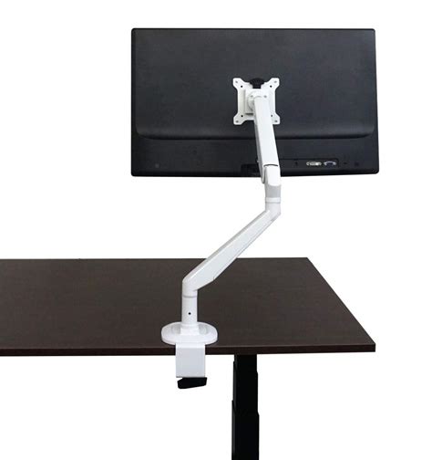 X-TS Single Monitor Mount Stand Articulating Gas Spring Monitor Arm, Adjustable VESA Mount Desk ...