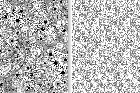 Monochrome Patterns Collection By ilonitta | TheHungryJPEG