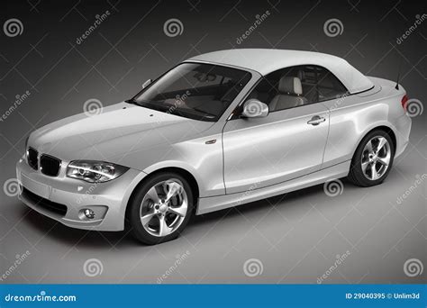 Sports car. 3d render stock illustration. Illustration of automobile ...