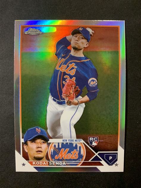 Kodai Senga 2023 Topps Chrome Refractor 217 Rookie RC EBay