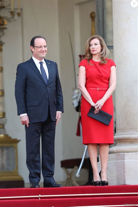 Francois Hollande et Valerie Trierweiler - Paris le 7 mai 2013 - Diner d'etat au Palais de l ...