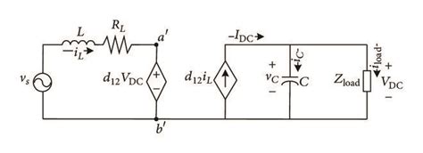 Simplified Equivalent Circuit Of The Single Phase Pwm Rectifier