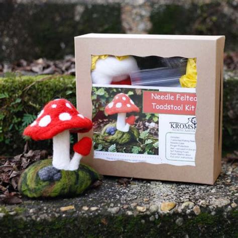 Kromski Needle Felting Kit Toadstool The Woolery