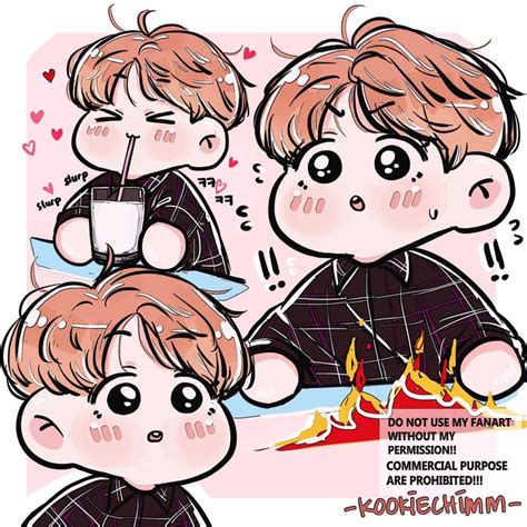 Pin On Jungkook Bts Fanart Bts Chibi Kpop Fanart