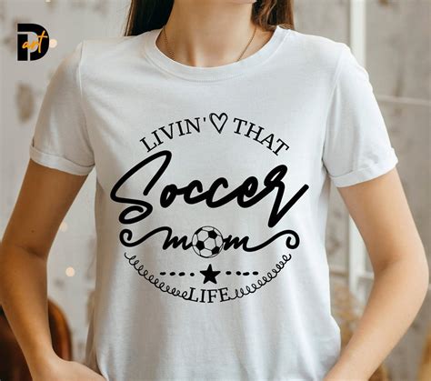 Livin That Soccer Mom Life Svgsoccer Mom Svgsoccer Life Etsy