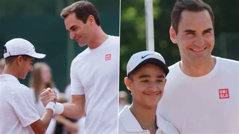 Roger Federer Fulfills ‘pinky Promise Made To Young Fan Zizou In