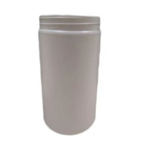 White Gm Hdpe Round Jar For Kitchen Storage At Rs Bottle In