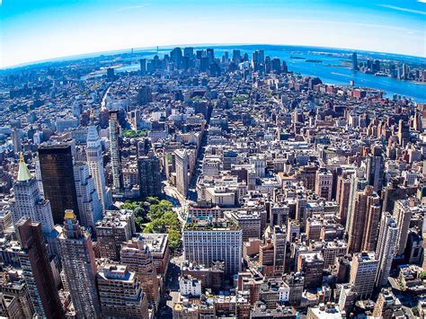 A Birds Eye View Of Nyc Photograph By Fred Boehm Fine Art America