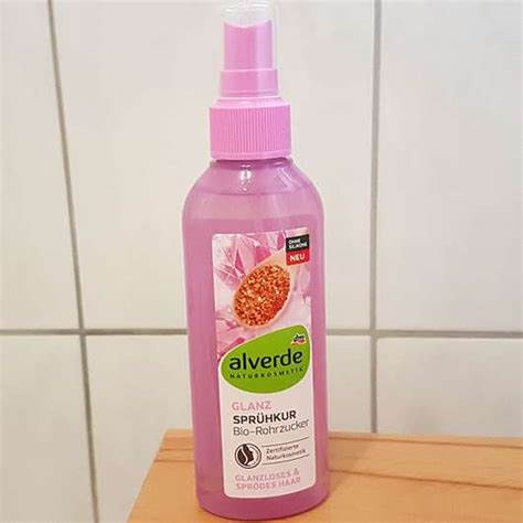 Test Alverde Glanz Sprühkur Bio Rohrzucker Alverde Glanz Sprühkur Bio Rohrzucker Pinkmelon