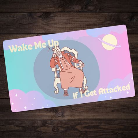 Sleepy Commander Playmat Inked Gaming