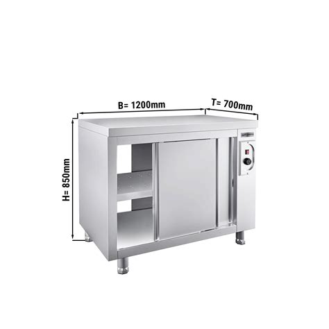 Wärmeschrank Premium 1200x700mm Mit Durchreiche Ggm Gastro