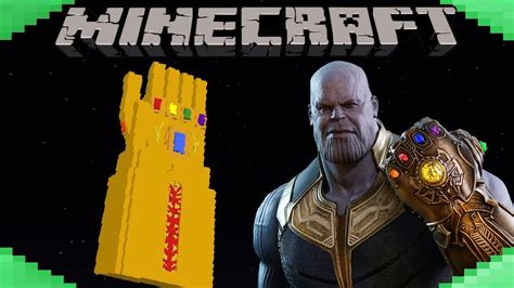 Avengers Infinity War Gauntlet In Minecraft Youtube