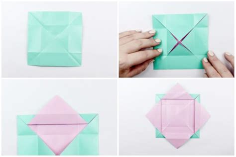 Origami Masu Box Star Variation Step By Step Instructions Paper Kawaii