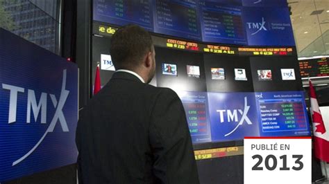 la bourse de toronto en hausse radio canada