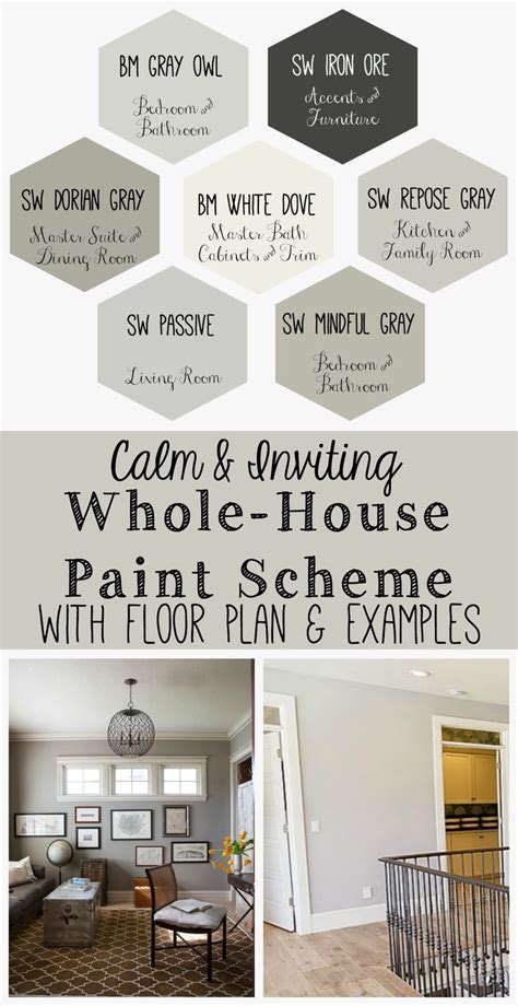 Calm And Inviting Whole House Paint Scheme Whole House Paint Paint