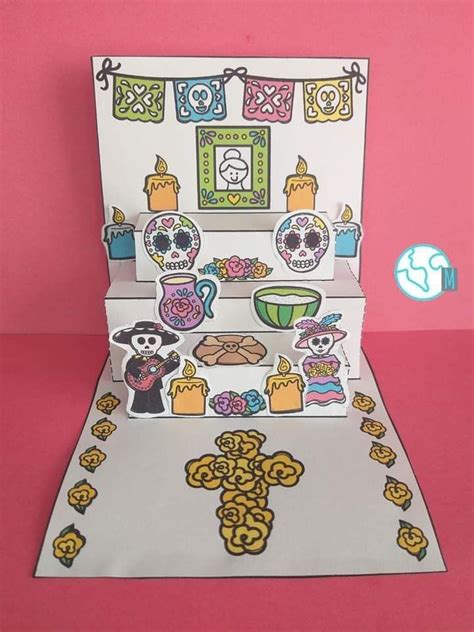 Altar De Muertos Para Armar Fall Classroom Decorations Space Crafts